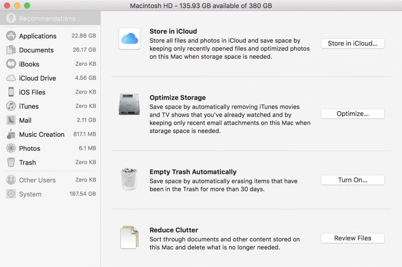 how to clear storage on mac os sierra-9