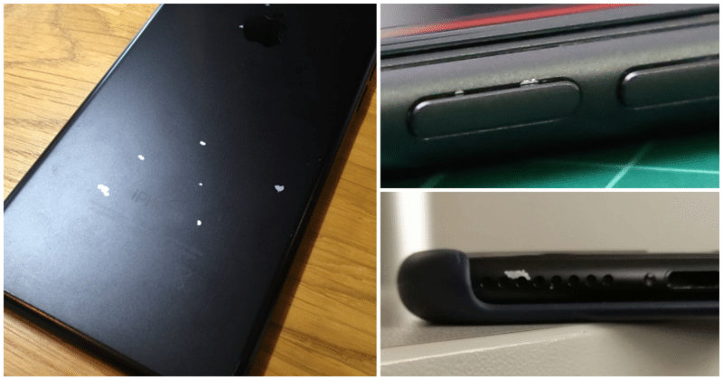 iphone 7 black chipped