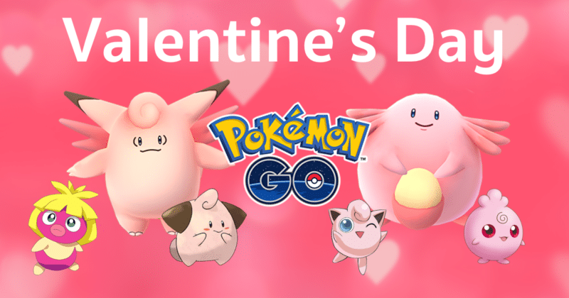 pokemon go Valentine’s Day