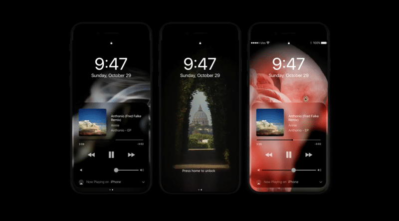 iphone 8 ios 11 concept