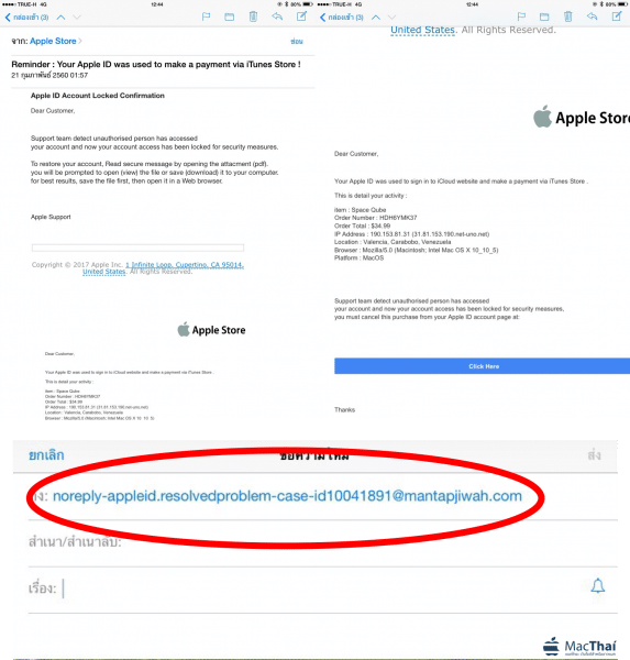 warning-spam email from apple-3