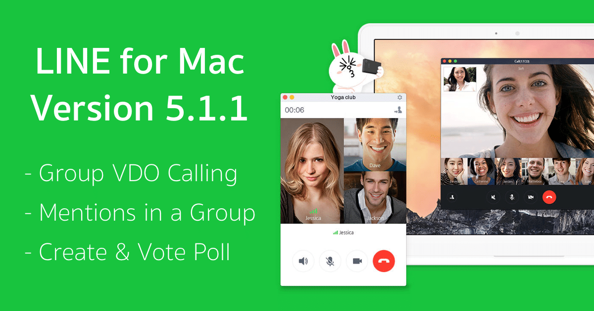 LINE for Mac ออกอัพเดทใหม่ VDO Call แบบกลุ่ม, สร้าง Poll, แท็กเพื่อนใน ...