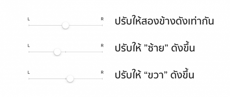 how to balance sound headphone ios macos-2