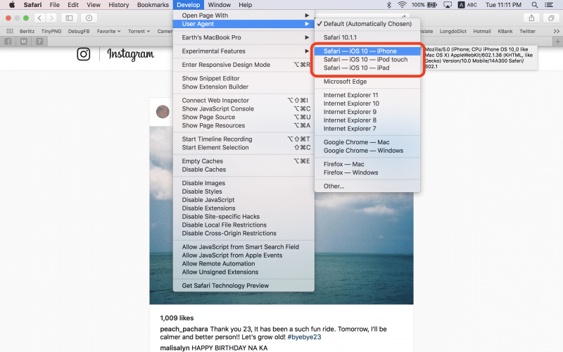 how to post photo in instagram by PC-2