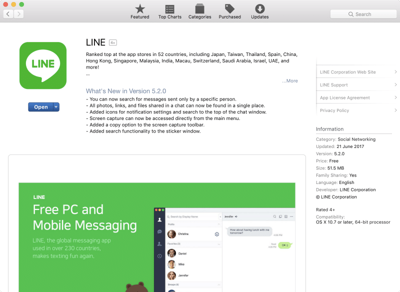 line for macos 5.2.01