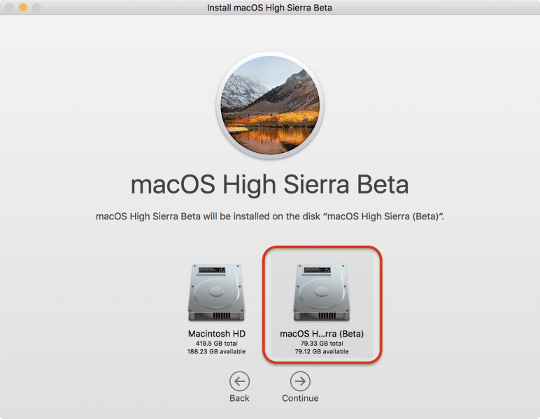 how to install macos high sierra by partition disk-14