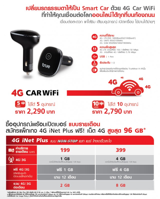 รู้จักกับ 4G Car WiFi เปลี่ยนรถธรรมดาให้กลายเป็น Smart Car ใช้เน็ตพร้อม