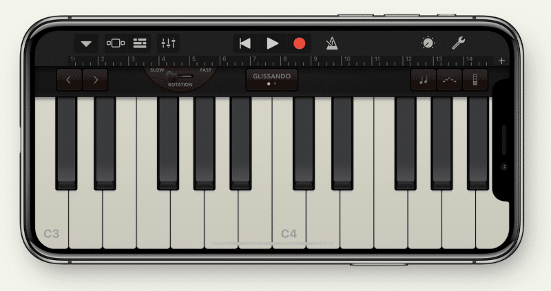 iphone-x-garageband