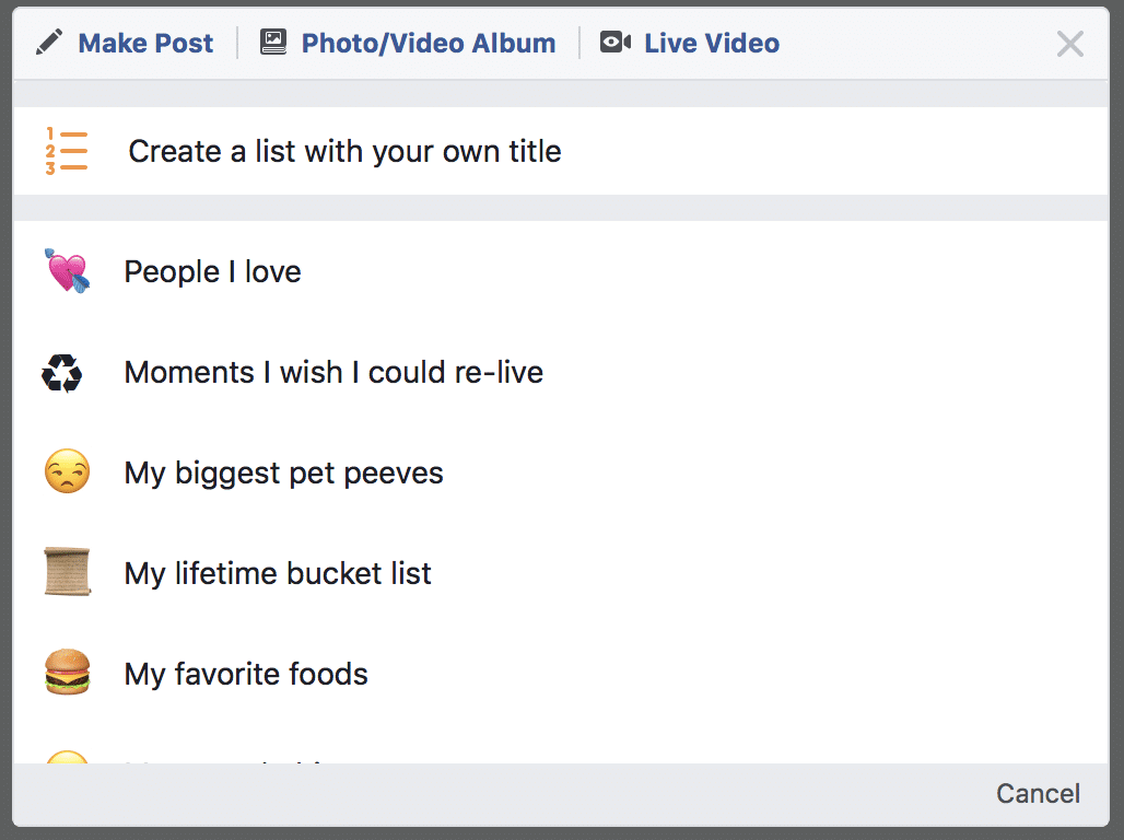 facebook list status-3