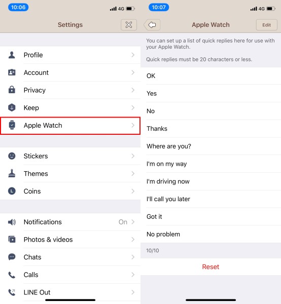 line-support watchos-4-apple-watch-1