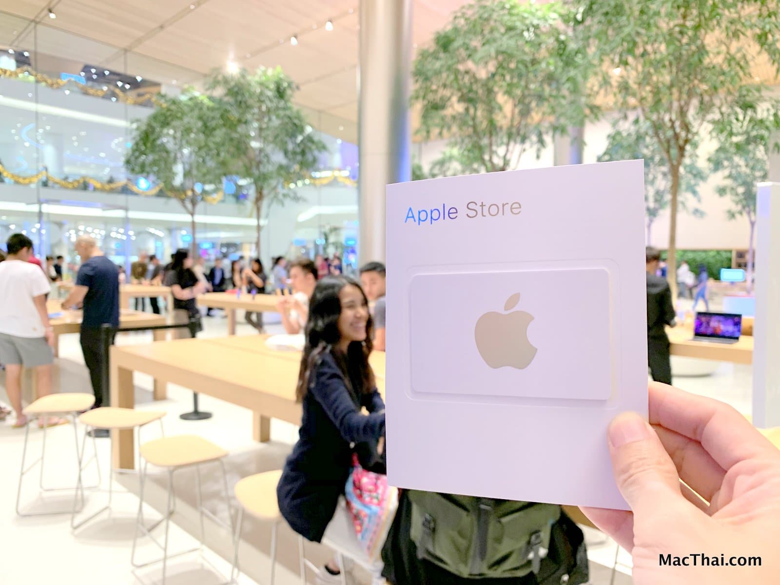 แอปเปิลเปิดขายบัตรของขวัญ Gift Card ในไทย ที่ร้าน Apple Store สาขา ICONSIAM
