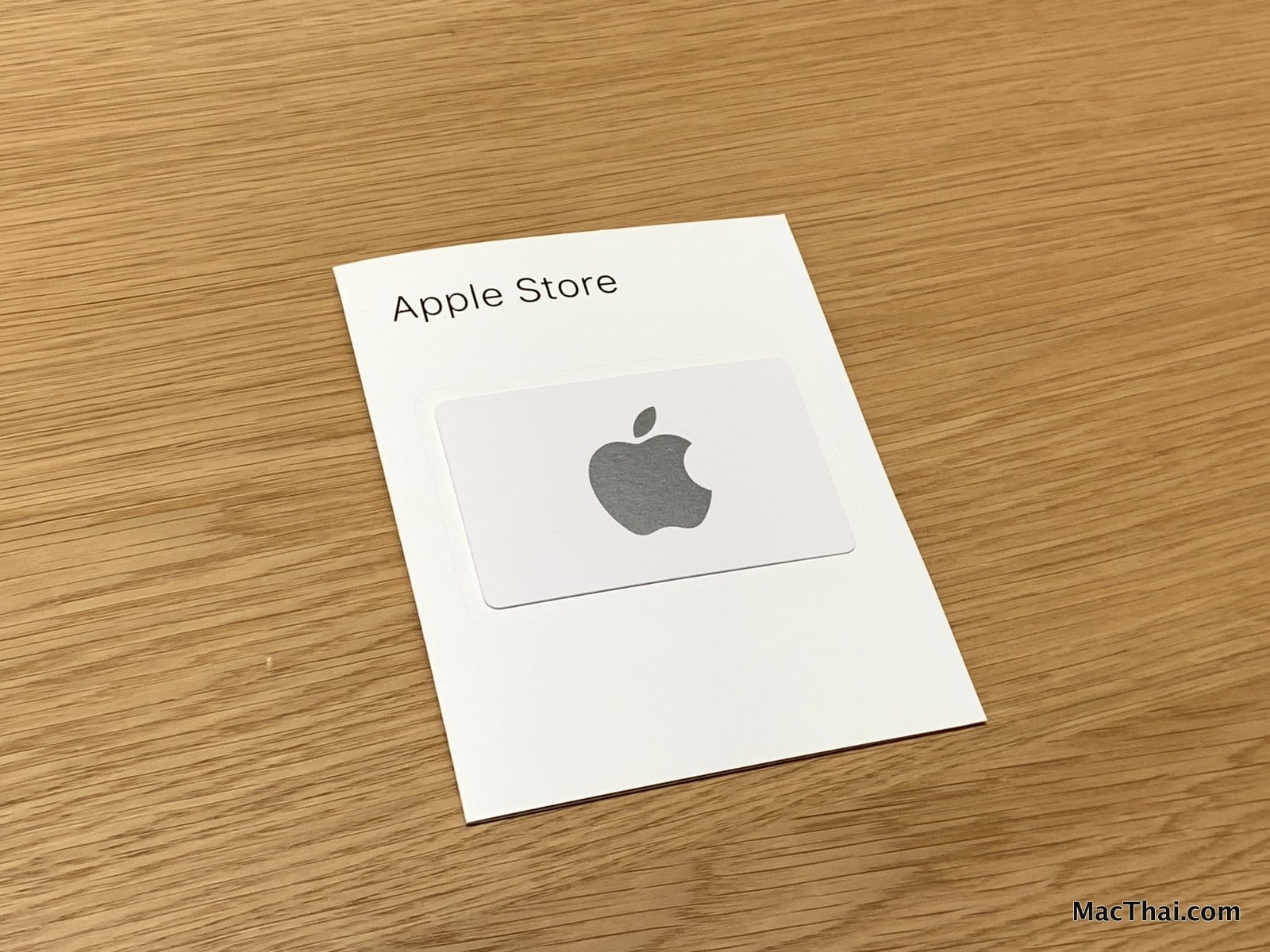 แอปเปิลเปิดขายบัตรของขวัญ Gift Card ในไทย ที่ร้าน Apple Store สาขา ICONSIAM