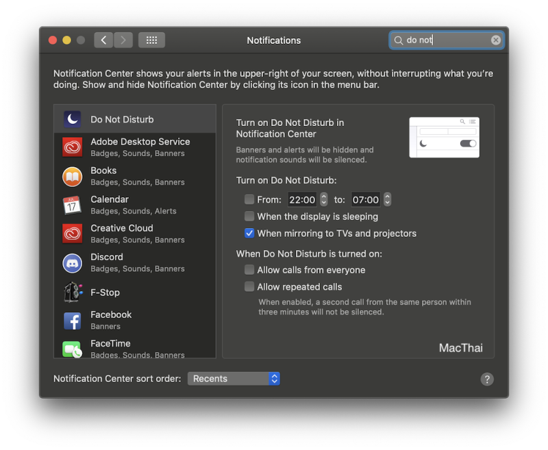 Tips: รู้จักโหมดห้ามรบกวน Do Not Disturb บน iPhone, iPad และ Mac พร้อม