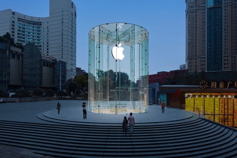 Apple Chongqing ภาพจาก Apple