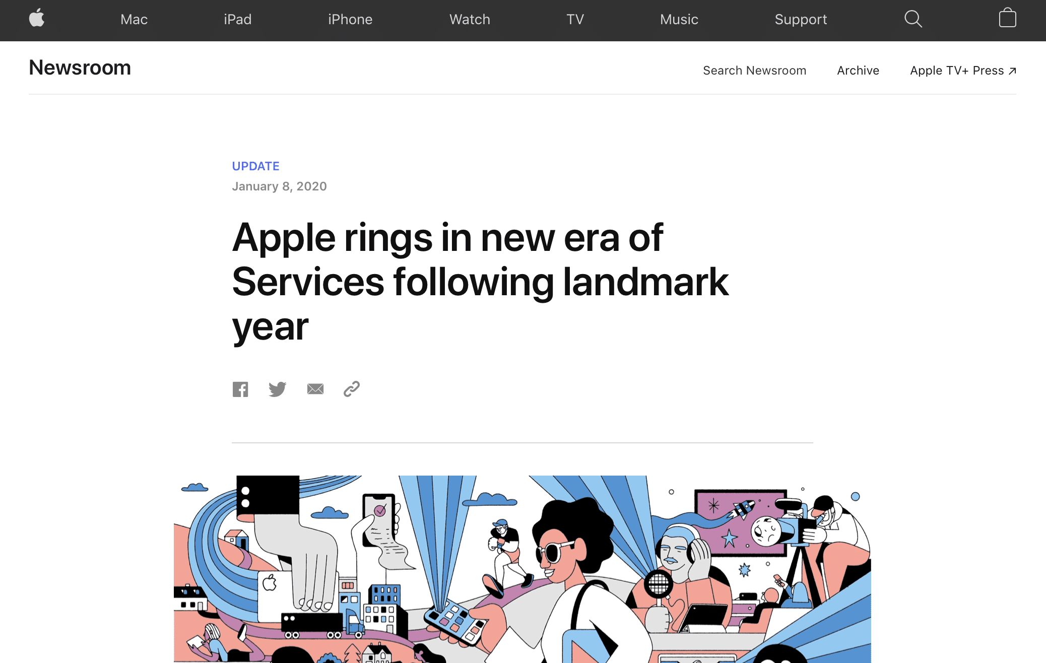 Apple ประกาศ 2020 จะสร้างยุคใหม่แห่งสินค้าฝั่งบริการ ตามรอย Apple TV+, News+, Arcade ในปี 2019