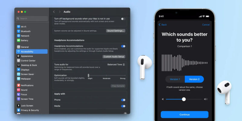 macOS Sequoia มาพร้อมกับฟีเจอร์ ‘Headphone Accommodations’ ปรับระดับเสียงหูฟังได้