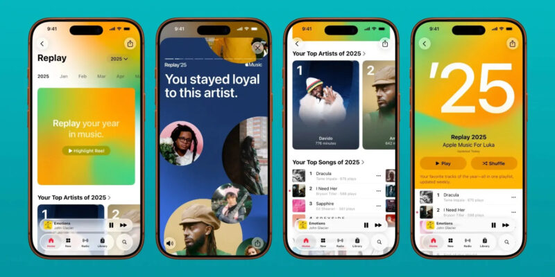 Apple Music Replay 2025 เปิดให้สรุปเพลงที่ฟังแห่งปีแล้ว